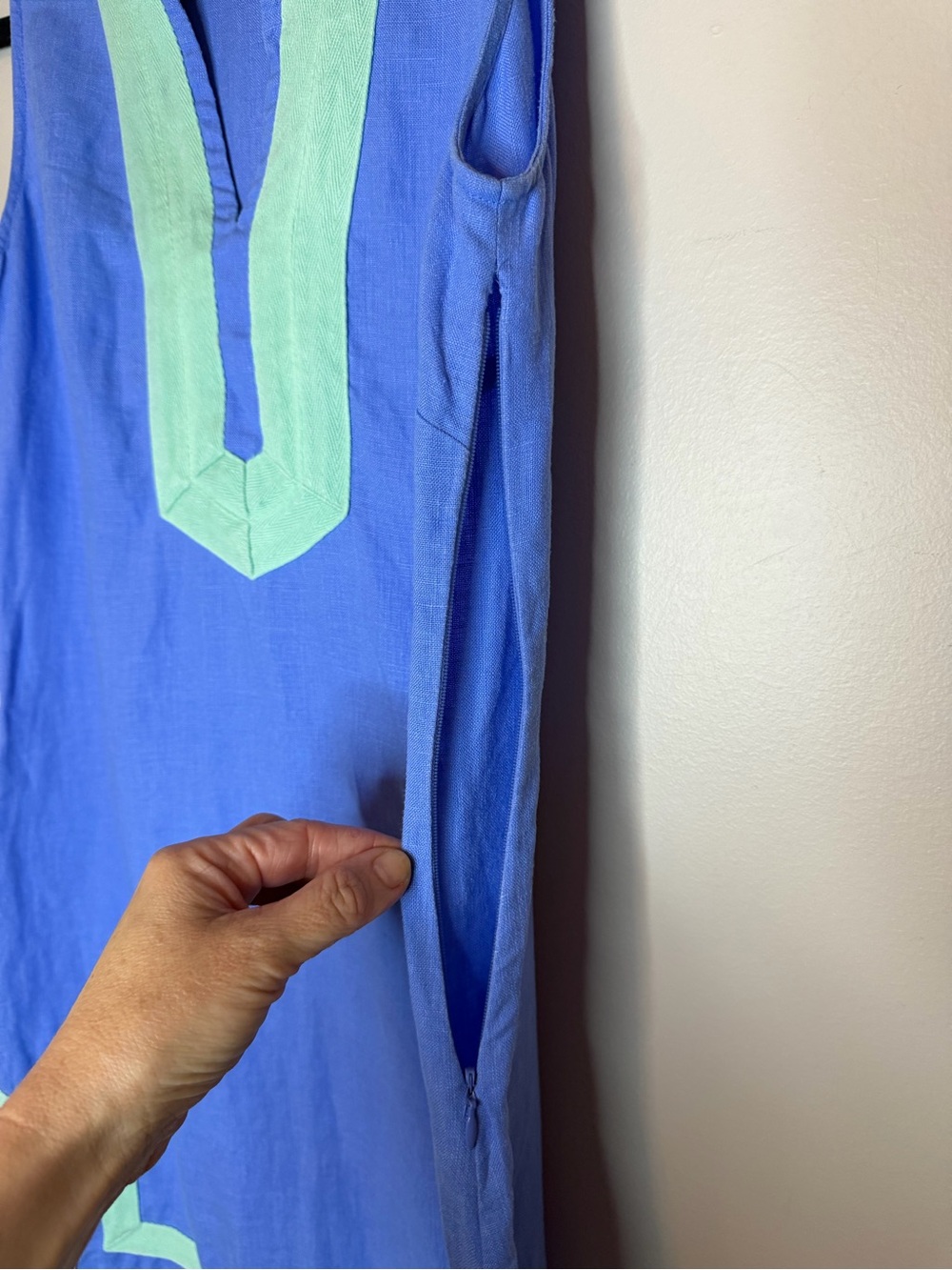 Sail to Sable Classic Linen Tunic Dress Size XS - Picture 6 of 9